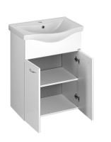 AQUALINE KERAMIA FRESH umyvadlová skříňka 51,1x74x34cm, bílá (50057) (1)