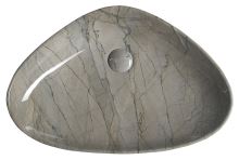 Sapho DALMA keramické umyvadlo 58,5x39x14 cm, grigio (2)