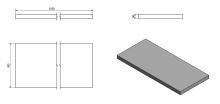 Sapho AVICE deska 110x50cm, dub Rover (5)