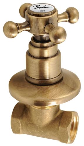 Reitano Rubinetteria ANTEA podomítkový ventil, teplá, bronz