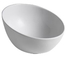 Sapho DOME OBLIQUO keramické umyvadlo 44,5x26,5(11,5)x44,5 cm, na desku, bez přepadu Sapho DOME OBLIQUO keramické umyvadlo 44,5x26,5(11,5)x44,5 cm, na desku, bez přepadu