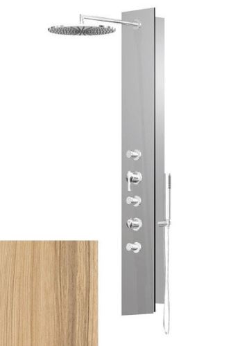 POLYSAN FLAT OVAL sprchový panel 210x1390mm, Kokos (80622-0335)