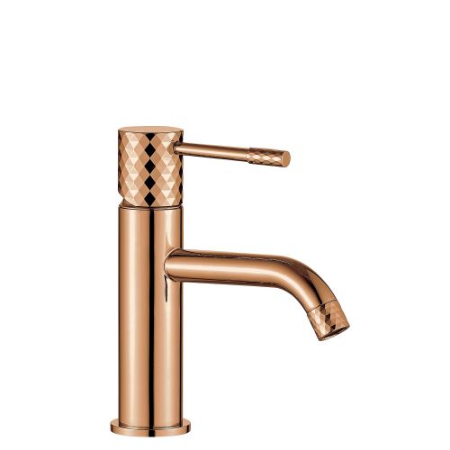 REA Umyvadlová baterie LUNGO DIAMOND nízká, měď (REA-B8994)