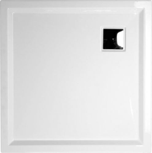 POLYSAN AVELIN sprchová vanička akrylátová, čtverec 90x90x4cm