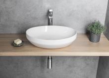 AQUALINE Keramické umyvadlo na desku 50,5x37 cm, bílá (50361) (3)