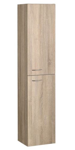 Aqualine ZOJA/KERAMIA FRESH skříňka vysoká 30x140x25cm, dub platin