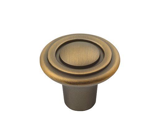 SAPHO RETRO kovová úchytka, průměr 30mm, bronz (12936)