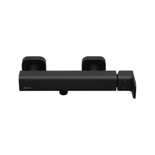 RAVAK TD F 032.20 Černá sprchová nástěnná baterie 10° Free black (X070153)
