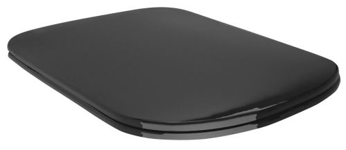 Kerasan TRIBECA WC sedátko SLIM Soft Close, černá mat