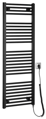 AQUALINE DIRECT-E elektrické otopné těleso rovné 450x1320 mm, 400 W, černá (ILE34TB)
