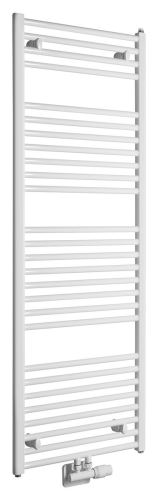 AQUALINE DIRECT otopné těleso se středovým připojením, 450x1320 mm, 594 W, bílá (ELM34T)