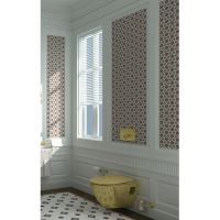 CREAVIT PAULA WC závěsné 35,5x50cm, zlatá (TP325-AK00) (4)