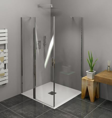 Polysan Zoom Line čtvercový sprchový kout 1000x1000mm L/P varianta