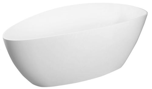 Gelco ELIPSIE vana1700x770x620mm, litý mramor, objem 330l, bílá lesk