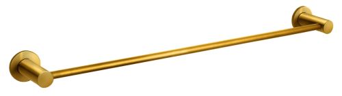 FERRO Držák ručníků SMILE 600 mm, kartáčované zlato (ASM09BG)