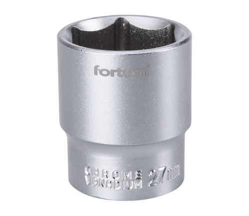 FORTUM Hlavice nástrčná 1/2", 27mm, L 42mm