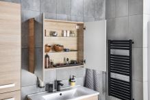 Aqualine VEGA galerka, 80x70x18cm, dub platin (2)