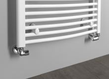 Aqualine ORBIT otopné těleso s bočním připojením 600x1680 mm, 1013 W, bílá (ILO66T) (4)