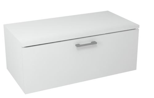 Sapho MAKALA skříňka s vrchní deskou 89,5x35x45,2 cm, bílá