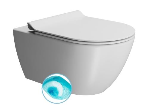 GSI PURA WC závěsné, splachování SWIRLFLUSH, 55x36 cm, bílá dual-mat