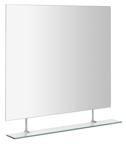 Sapho WEGA zrcadlo 800x800mm, s policí