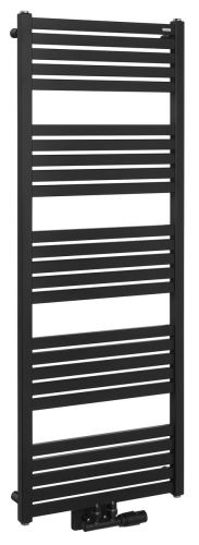 Bruckner GRUNT otopné těleso rovné 500x1330 mm, středové připojení, černá mat (600.122.6)