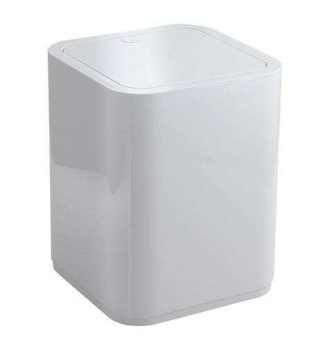 GEDY SEVENTY odpadkový koš výklopný, 8 l,  plast ABS, bílá (630922)