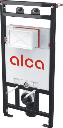 ALCADRAIN Montážní rám s nádržkou pro výlevku s odpadem 90/110 a baterii (A108F/1100)