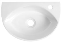 AQUALINE LIZA keramické umývátko 40x27cm, bílá (NP412) (2)