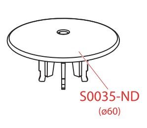 ALCADRAIN Víko sifonu  DN 60 chrom (S0035-ND)