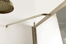 Gelco ANTIQUE sprchové dveře otočné, 800mm, levé, ČIRÉ sklo, bronz (7)
