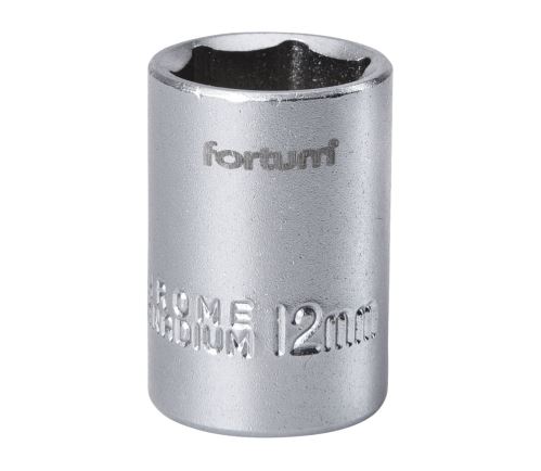 FORTUM Hlavice nástrčná 1/4", 12mm, L 25mm
