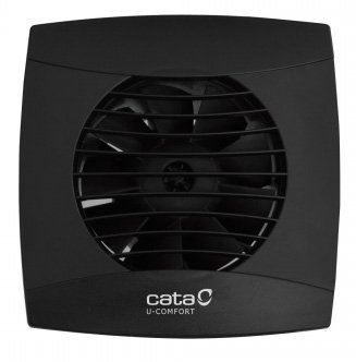 CATA UC-10 T koupelnový ventilátor axiální s časovačem, 8W, potrubí 100mm, černá (01202100)