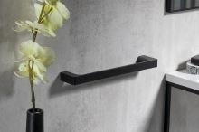 Gedy PIRENEI držák ručníků 350x66mm, černá mat (2)