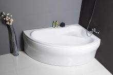 Aqualine ORAVA vana 150x90x38cm bez nožiček, pravá, bílá (3)