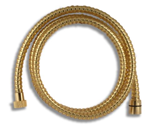 NOVASERVIS Sprchová hadice plastová 150 cm zlato (SPIRAL/150,ZL)