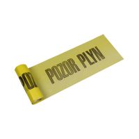 DEBBEX Výstražná fólie 30 cm × 0,08 mm, délka 100 m žlutá - PLYN (B736BD) DEBBEX Výstražná fólie 30 cm × 0,08 mm, délka 100 m žlutá - PLYN (B736BD)