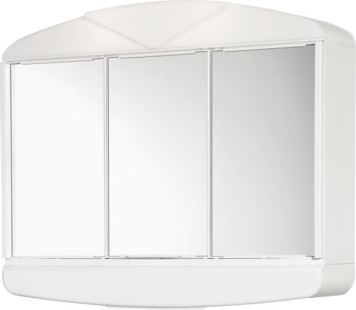 AQUALINE ARCADE galerka 58x50x15cm, 2x14W, bílá plast