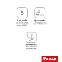 RAVAK Sprchové dveře Blix Slim BLSDP2-120 bright alu+Transparent (X0PMG0C00Z1) (2)