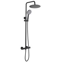 REA Sprchová sada LUNGO bez výtoku s termostatem, Black (REA-P6733) (5)