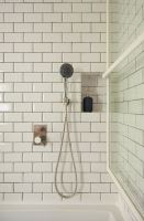 Sapho MINIMAL podomítková sprchová baterie, 2 výstupy, nerez (1)