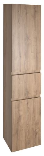AQUALINE ALTAIR vysoká skříňka s košem 40x184x31cm, pravá, dub emporio (AI485R)