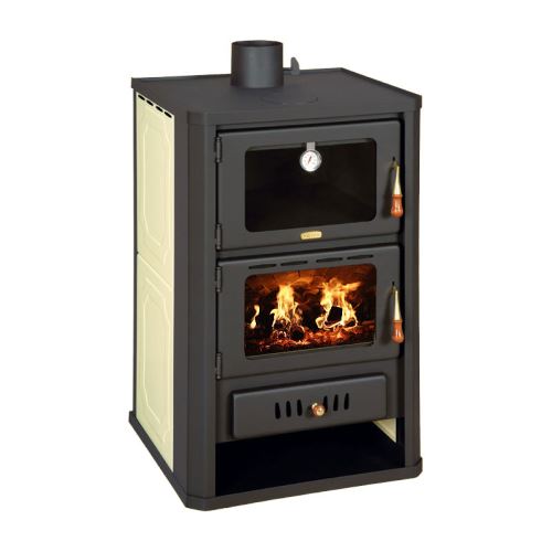 PRITY Krbová kamna s troubou a výměníkem FG W15