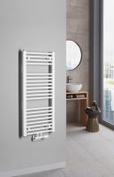 AQUALINE DIRECT otopné těleso se středovým připojením 450x960 mm, 447 W, bílá (ELM94T) (1)
