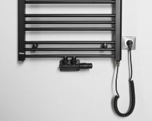 AQUALINE Elektrická topná tyč bez termostatu, kroucený kabel/černá, 800 W (LT90800B) (1)