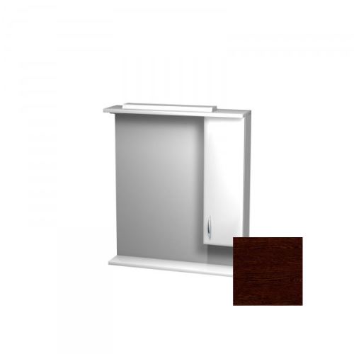INTEDOOR KLASIK Zrcadlová stěna s osvětlením š.70cm, panty vpravo (ZS 70 P 55)