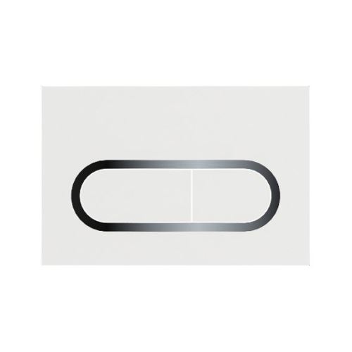 RAVAK WC tlačítko Chrome white (X01455)