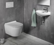CREAVIT OVAL keramické umývátko 39x23cm (TP040) (3)