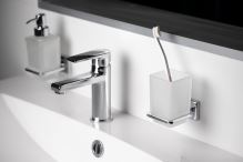 Gedy COLORADO sklenka, chrom/sklo satin (2)
