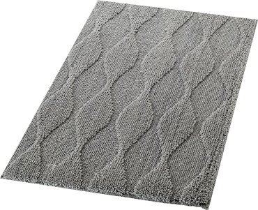 SAPHO ORIENT předložka 55x50cm s protiskluzem, polyester, šedá (724807)